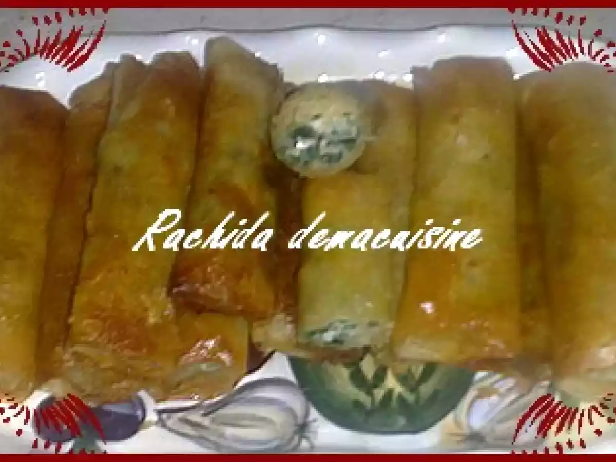 Bouréks Algérien aux épinards