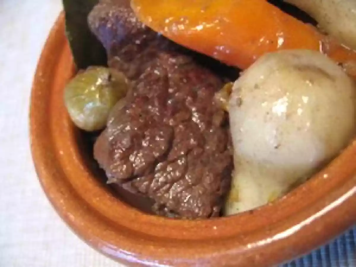 Bourguignon de boeuf aux topinambours - photo 2