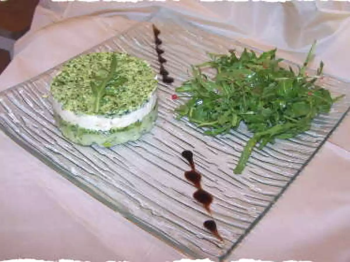 Brandade au pesto de roquette