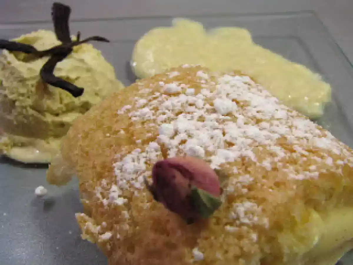 Bras de Vénus aux amandes, glace vanille