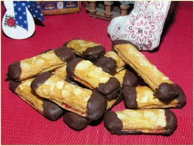 Bredele - Bâtons Chocolat-Amandes à la Framboise