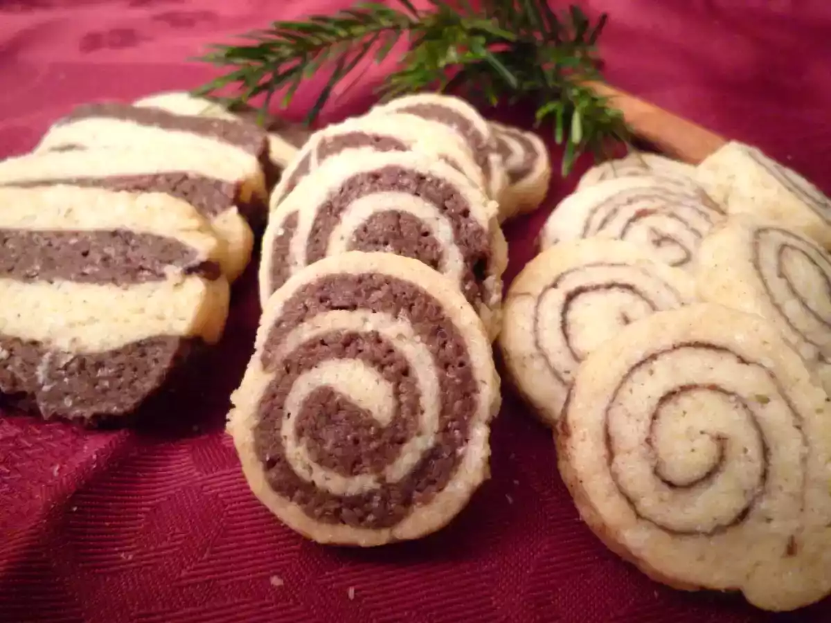 Bredele sans oeufs à la cannelle ou marbrés chocolat-vanille - photo 2