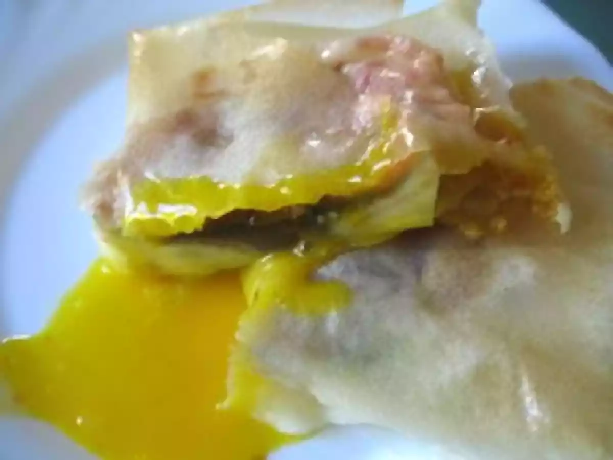 Brick à l'artichaut et à l'oeuf coulant - photo 3