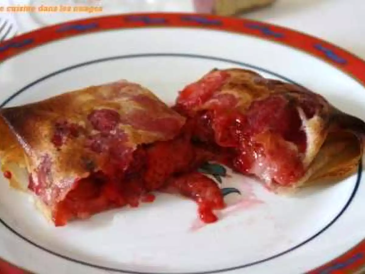 Brick aux fruits rouges