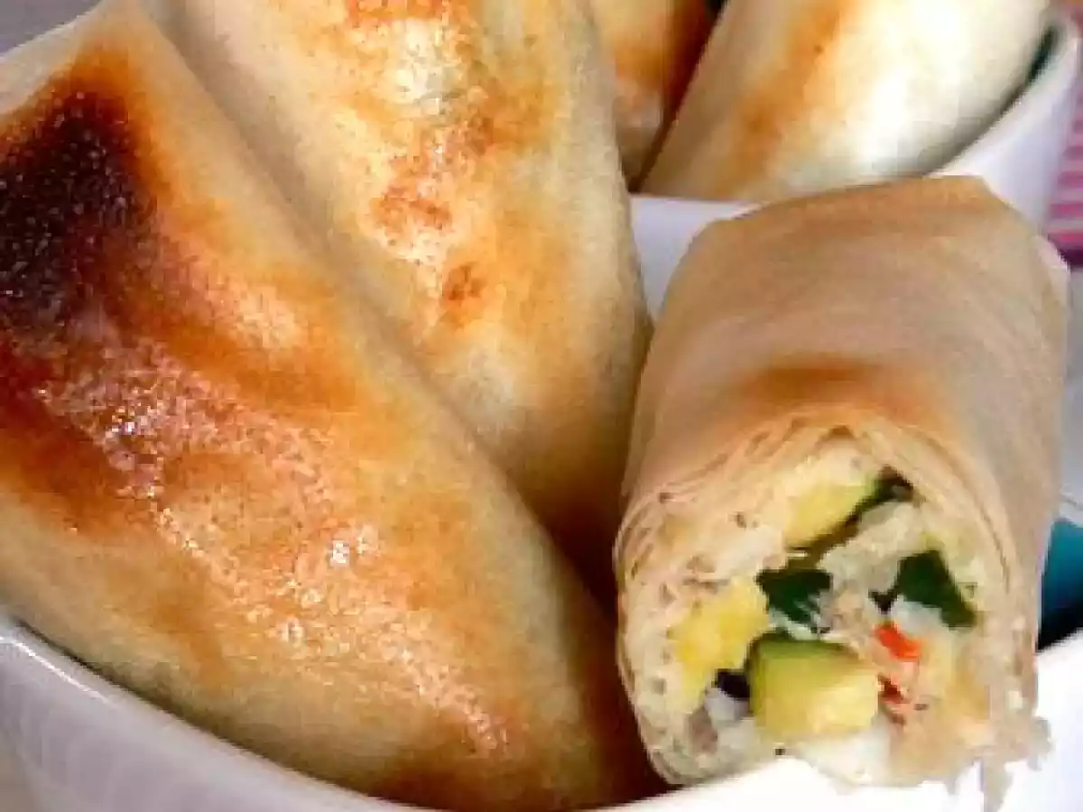 Brick courgette maquereau pour apéro light