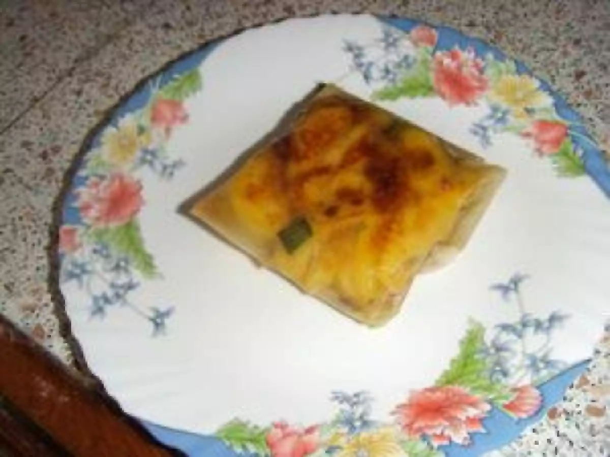 Brick de boudin blanc aux pommes