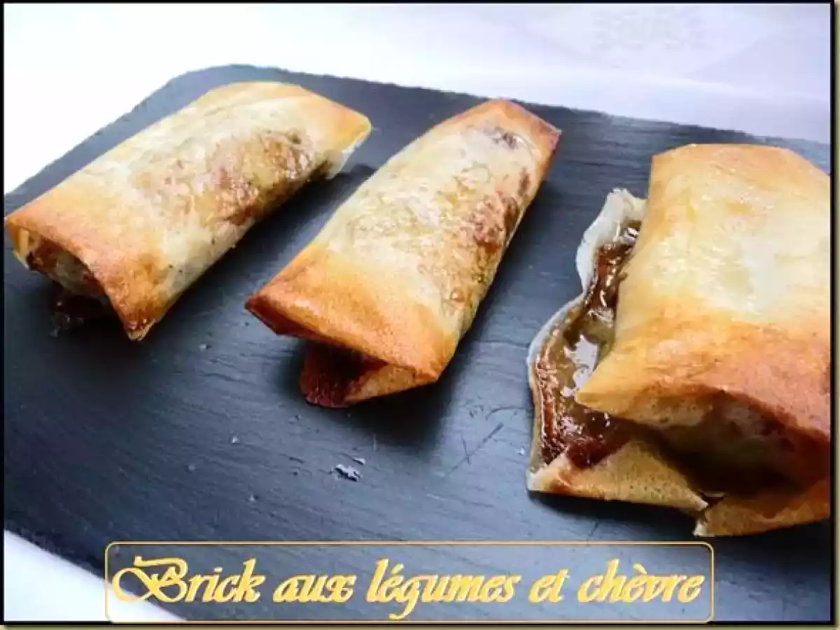 Brick de légumes au chèvre