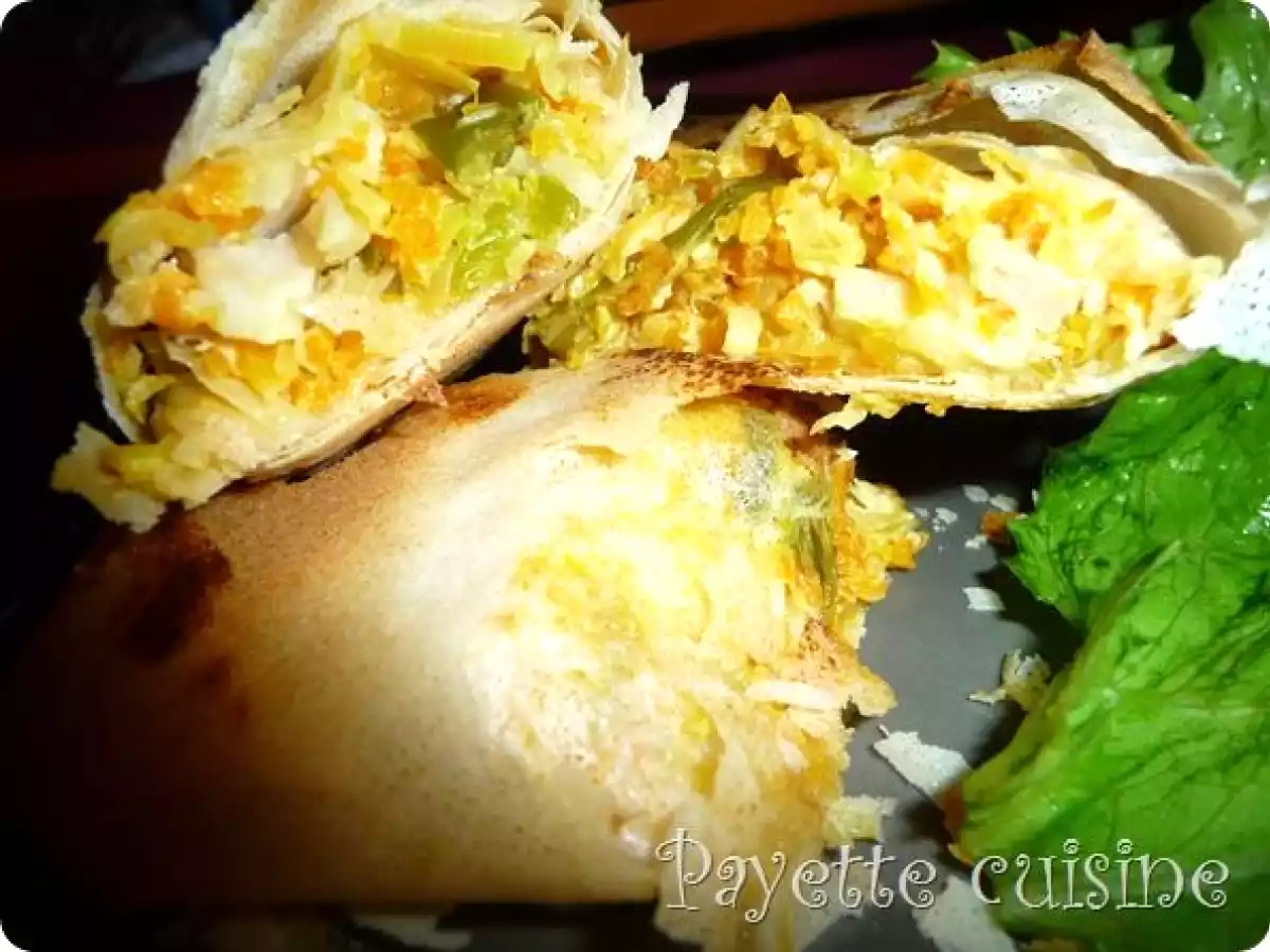 Brick de poisson aux légumes et chèvre - photo 2