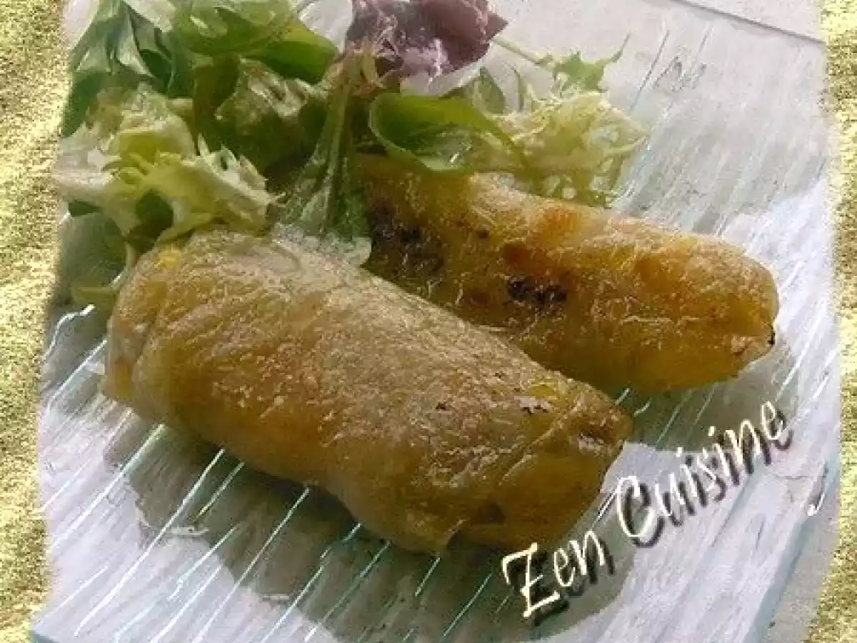 Brick et nem de foie gras aux pommes - photo 2