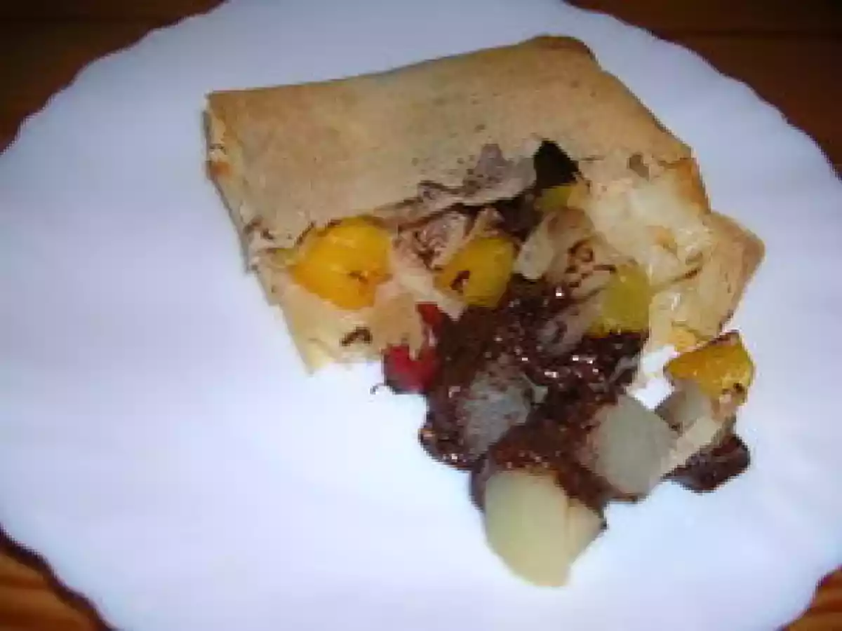 Brick fruits au sirop chocolat