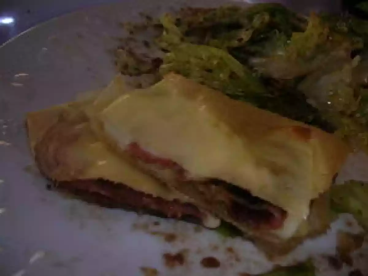 Brick poitrine grillée et fromage fondu