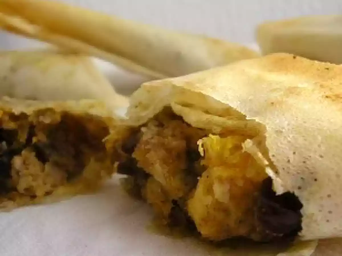 Bricks à l'orange, dattes et miel