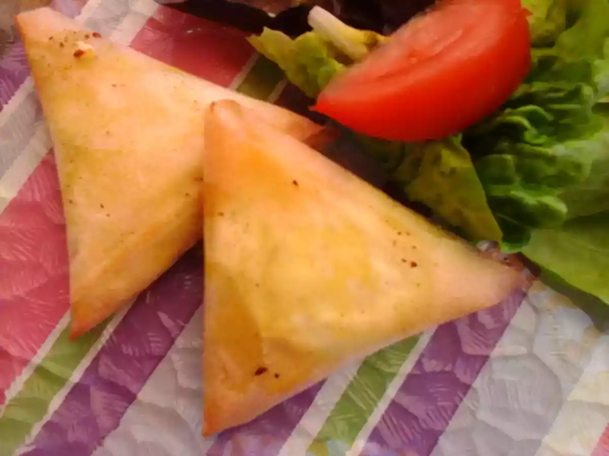 Bricks à la bûchette de chèvre