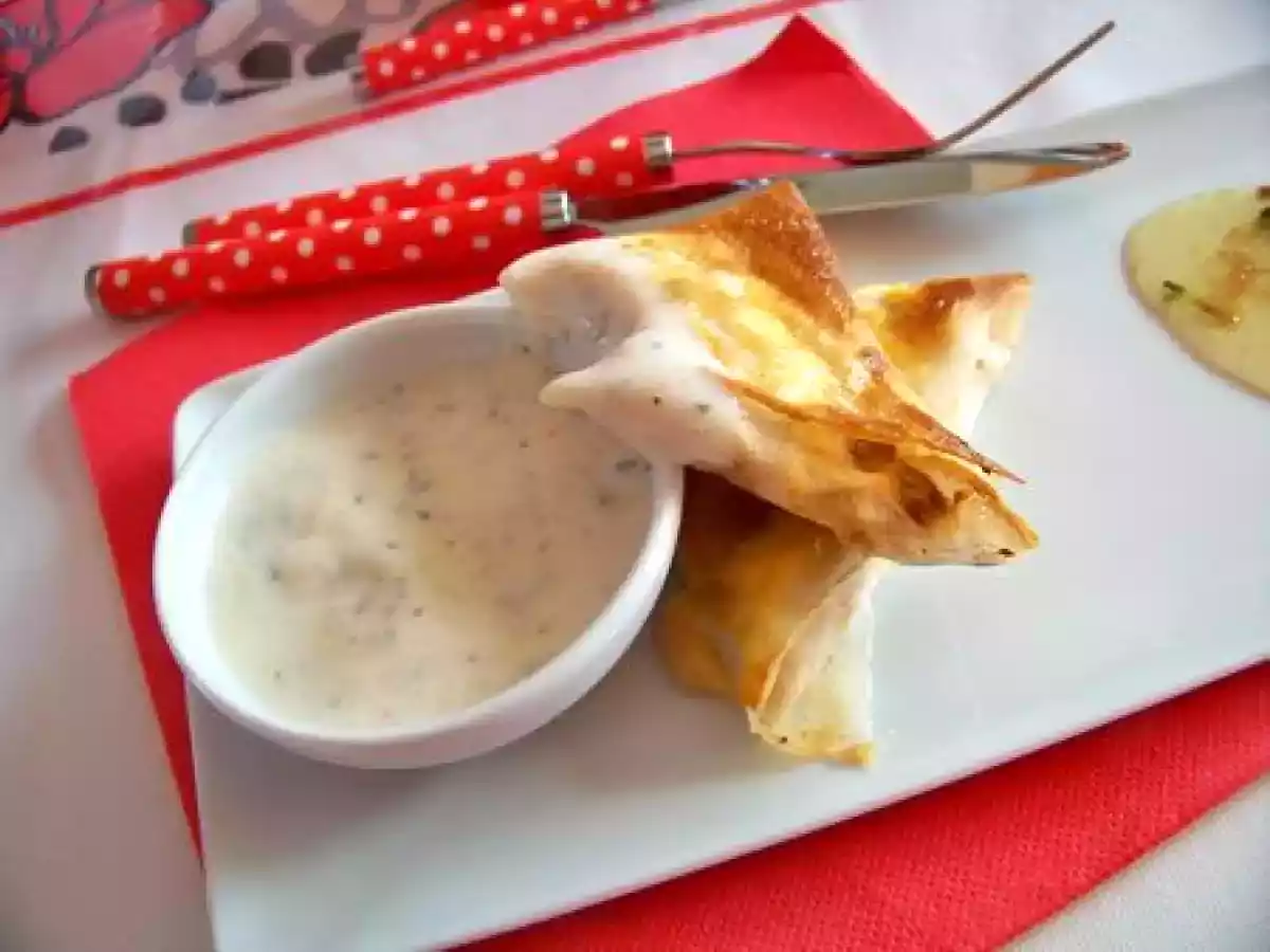 Bricks à la ricotta et aux tomates séchées