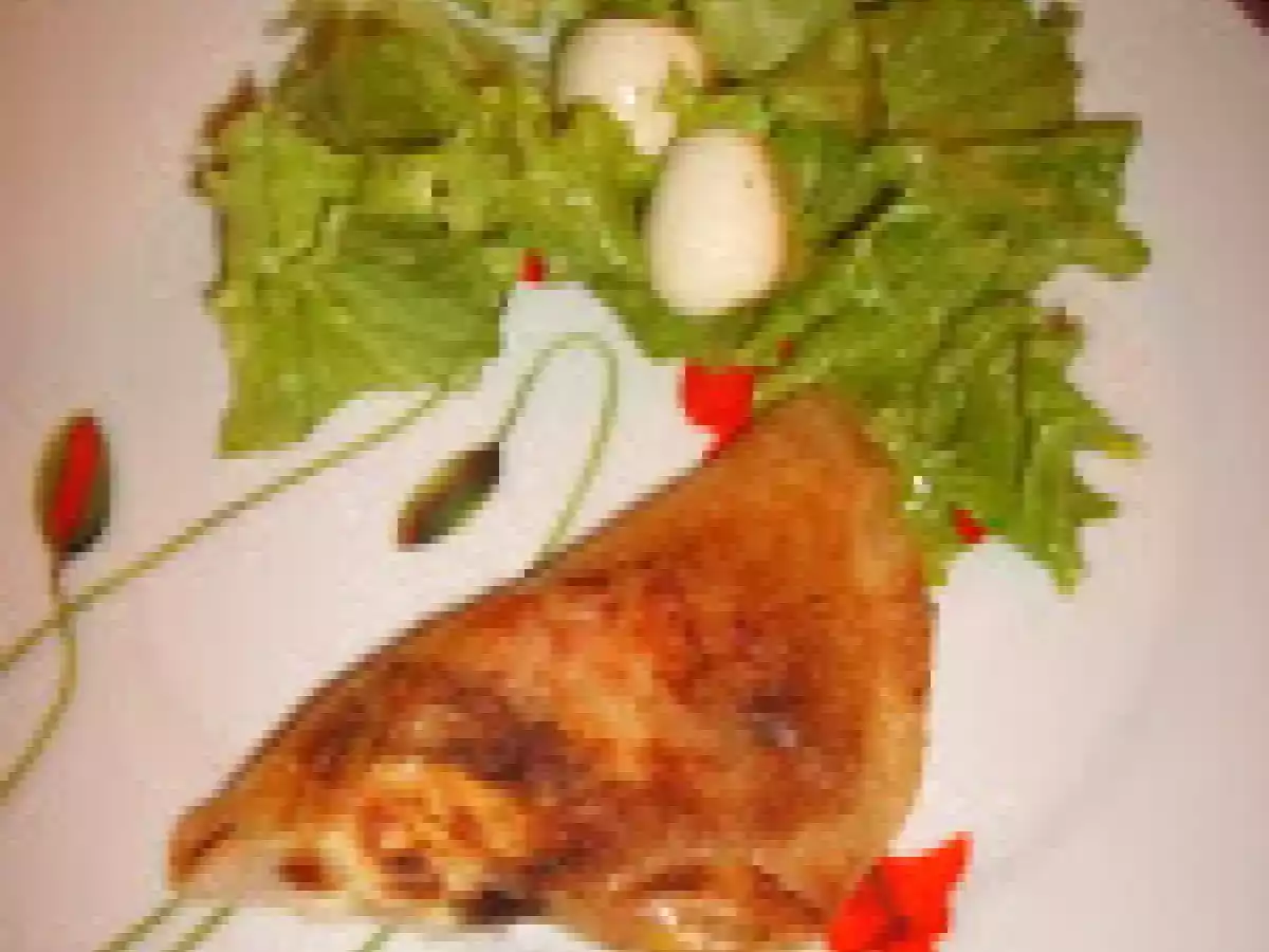 Bricks à la ricotta et aux tomates sèchées (l'origami qui se mange).