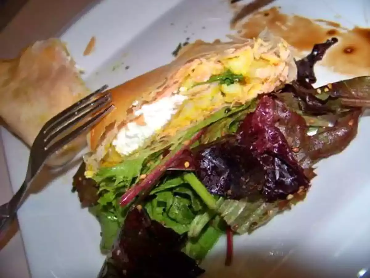 Bricks au saumon fumé et au chévre frais - photo 2