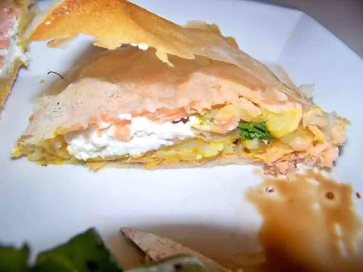 Bricks au saumon fumé et au chévre frais - photo 3