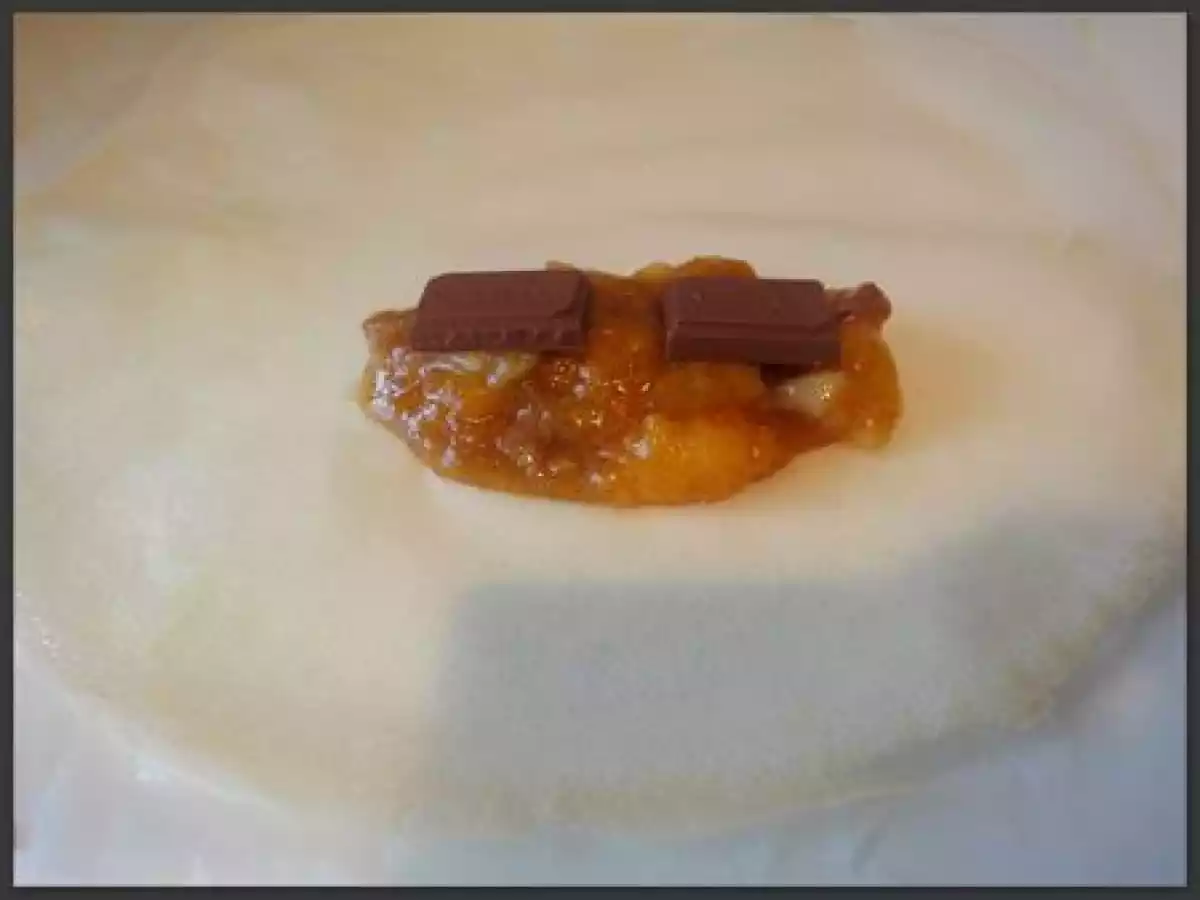 Bricks de nectarine, melon et banane au chocolat - photo 3