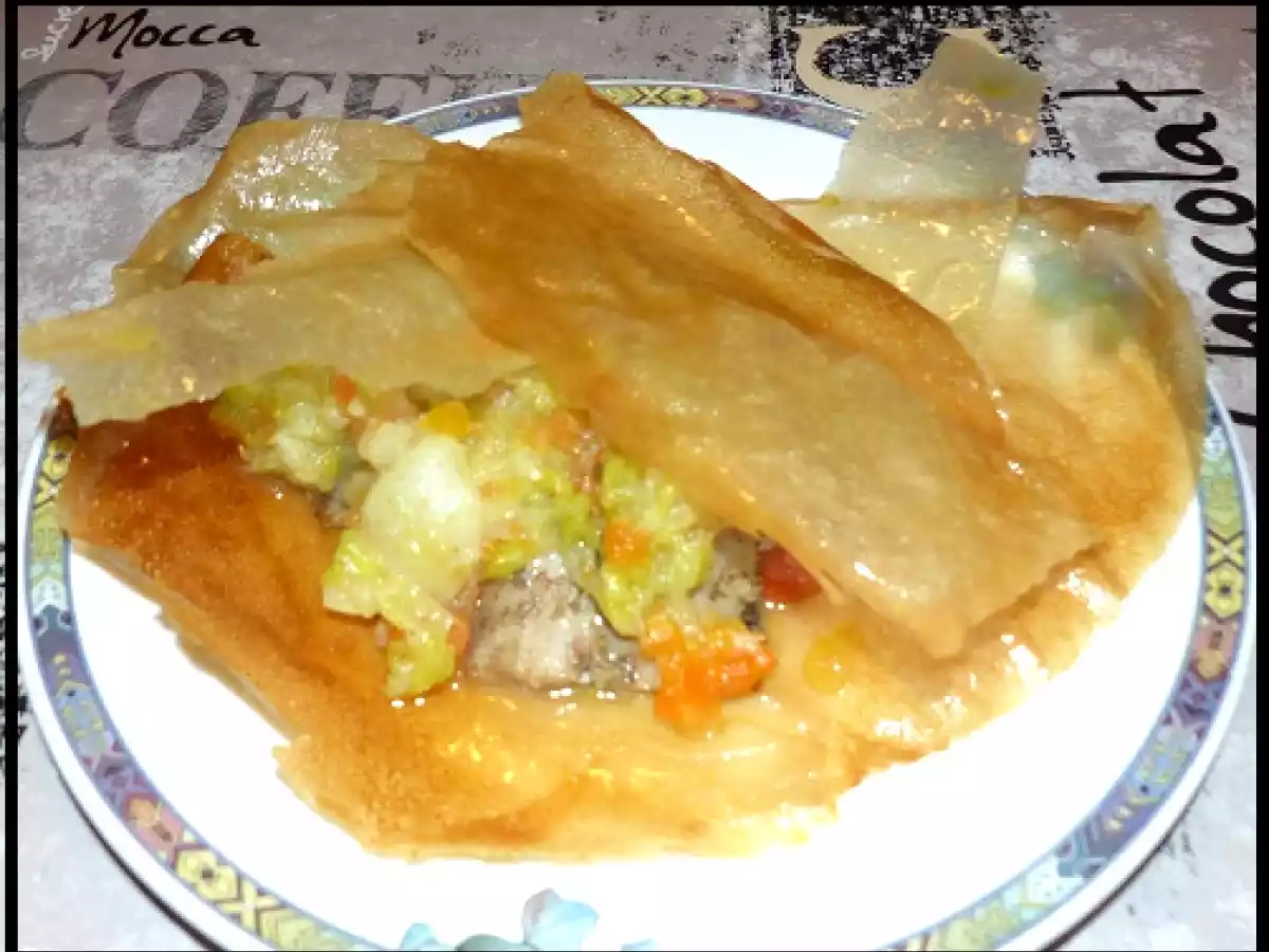 Bricks de sardine et ses petits légumes