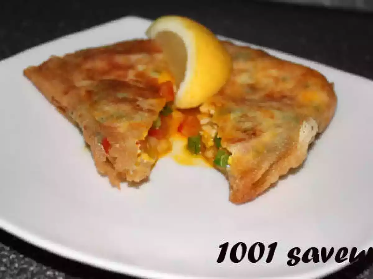 Bricks express aux légumes et à l'oeuf