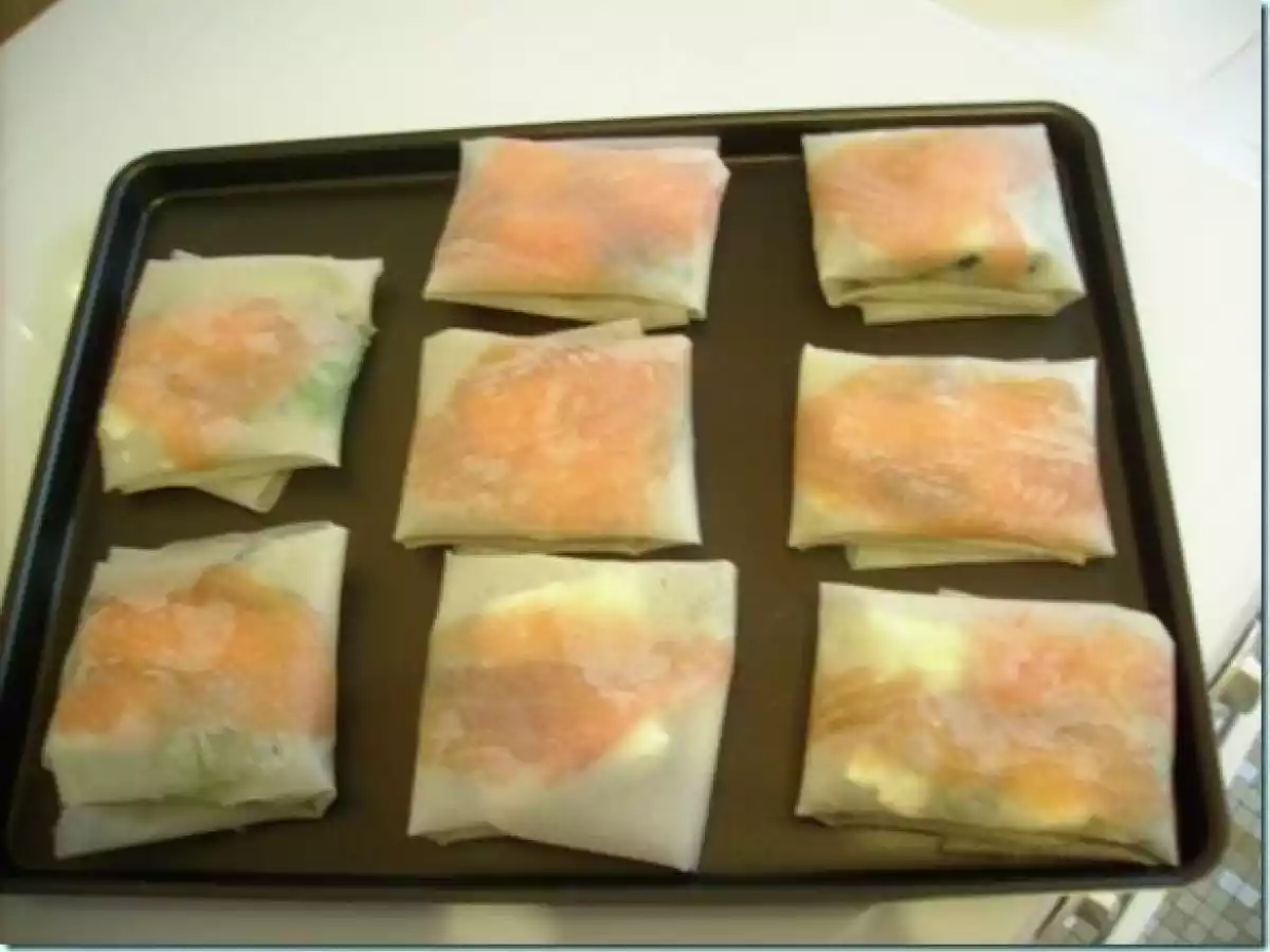 Bricks poireaux - Saumon fume - Feta - photo 3