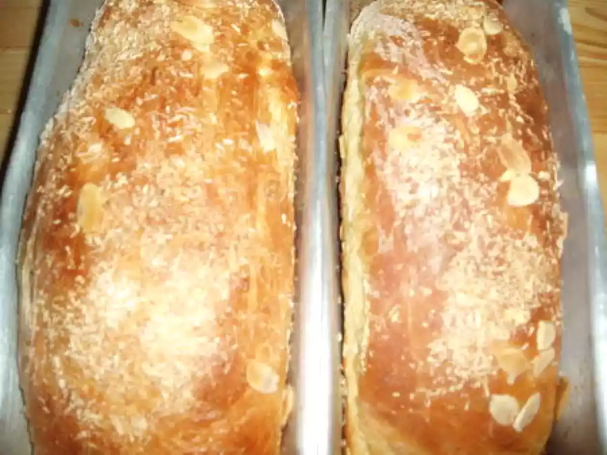 Brioche amande et noix de coco