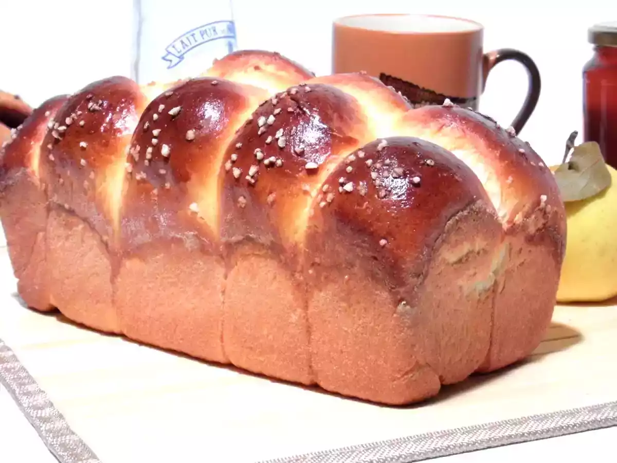 Brioche au fromage blanc sans beurre et sans huile