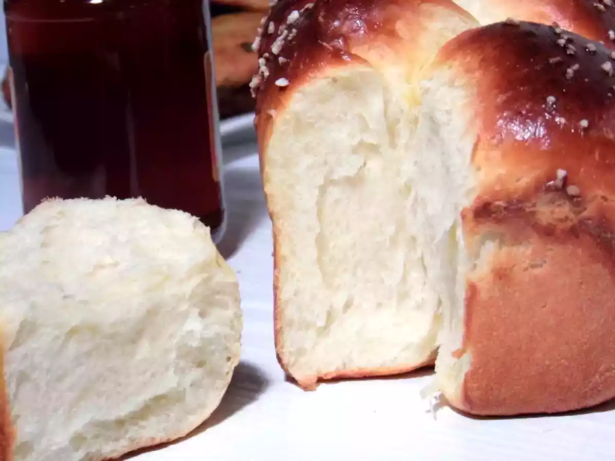 Brioche au fromage blanc sans beurre et sans huile - photo 3