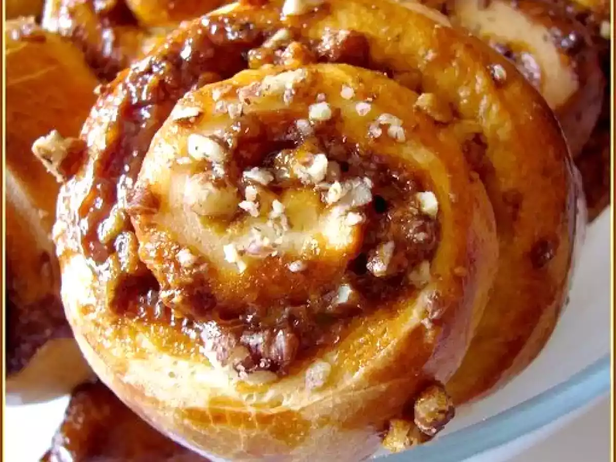 Brioche confiture de lait et noix de pécan