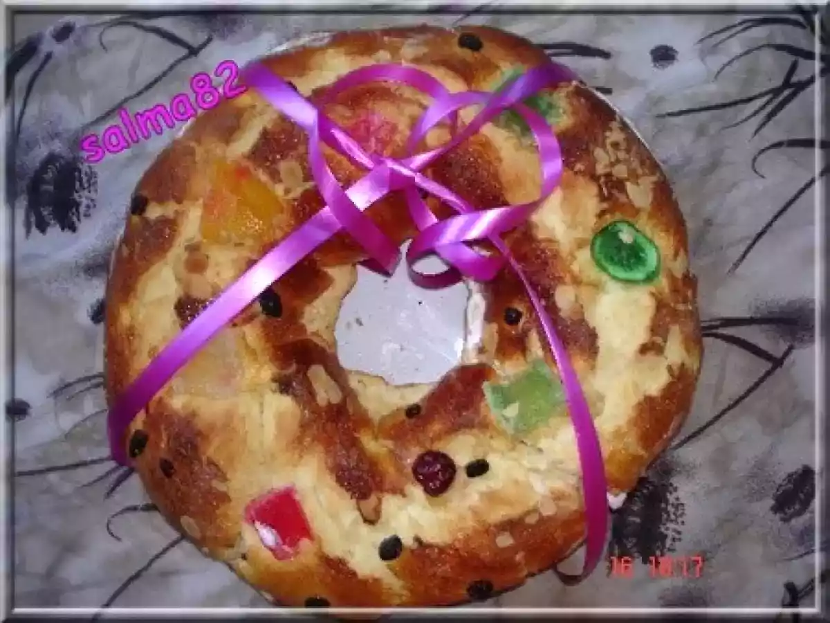 Brioche de roi ou roscón de reyes