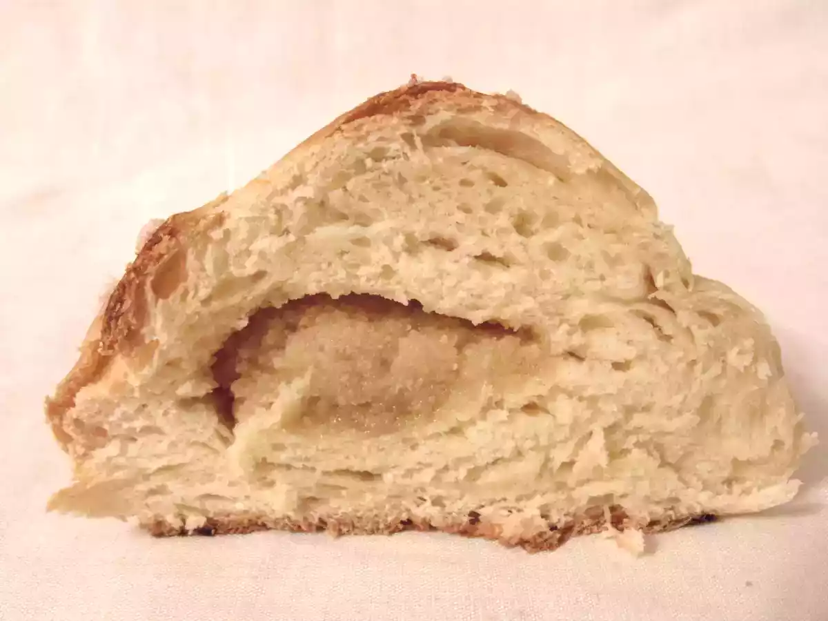 Brioche des rois Catalane au massepain (Roscon des reyes al mazapan) - photo 2