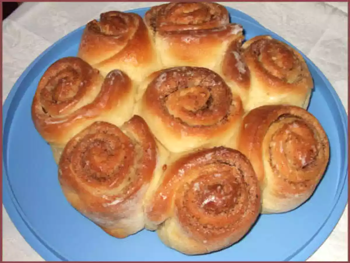 Brioche façon chinois noix - cannelle