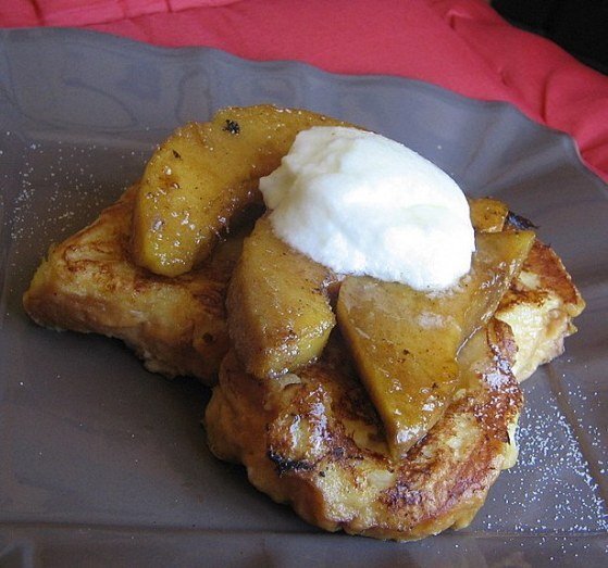 Brioche façon pain perdu à la mangue Recette Ptitchef