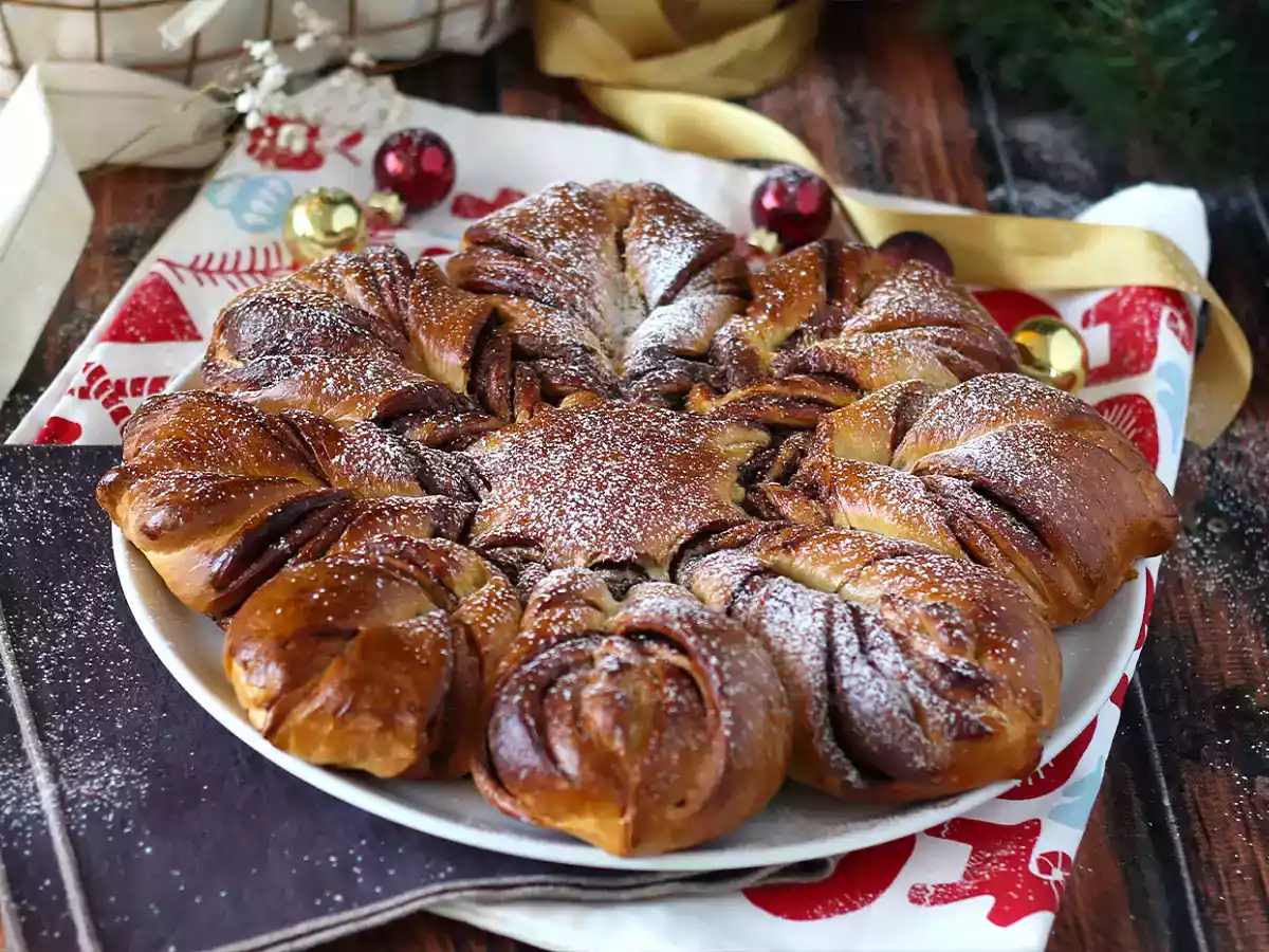 Brioche flocon à la pâte à tartiner - photo 2