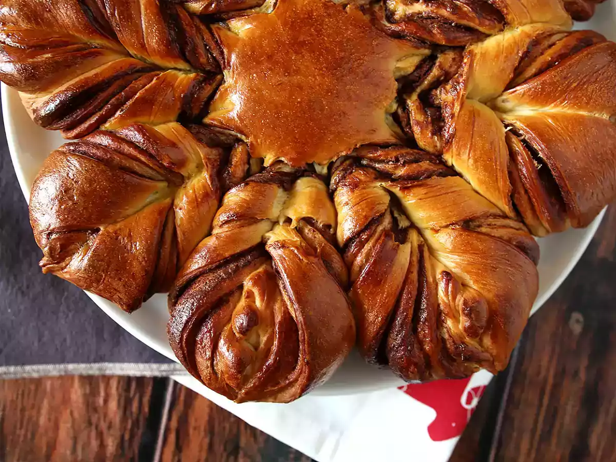 Brioche flocon à la pâte à tartiner - photo 5