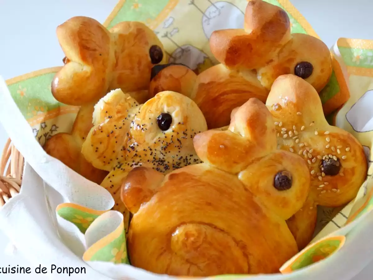 Brioche lapinou de Pâques