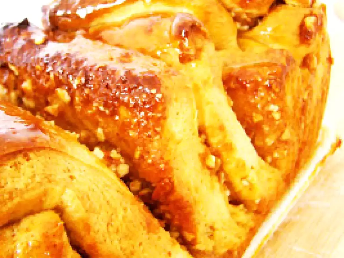 Brioche pretranchee au caramel d'amandes... - photo 2