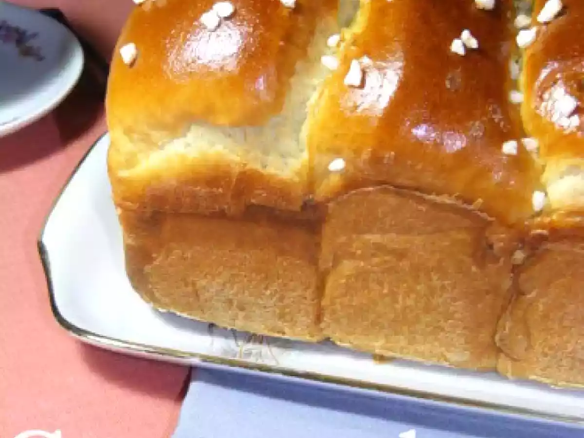 Brioche sur poolish à la fleur d'oranger