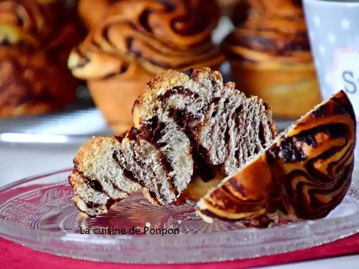 Brioche tourbillon de chocolat