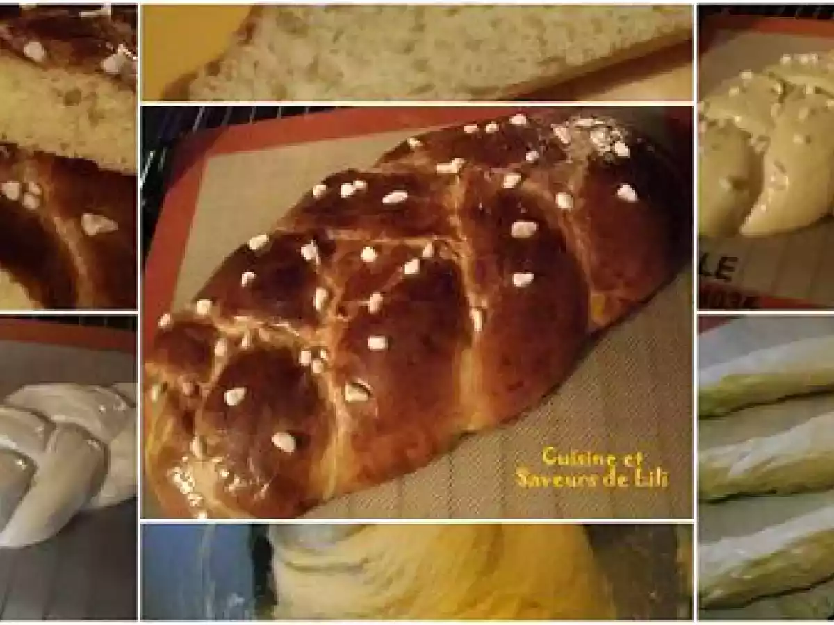 Brioche tressée à 3 brins