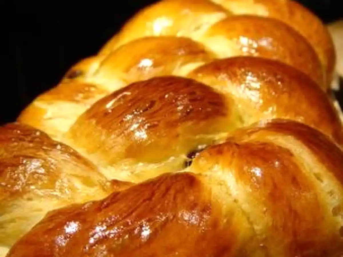 Brioche tressée à quatre brins aux pépites de chocolat - photo 2