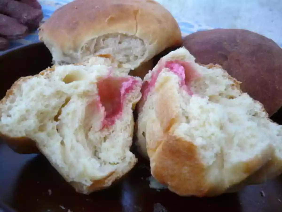 Brioches à la grenadine et au marshmallow