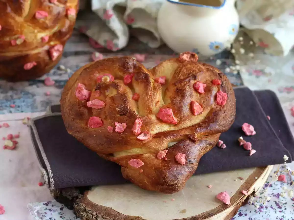 Brioches cœurs extra moelleuses pour la saint Valentin