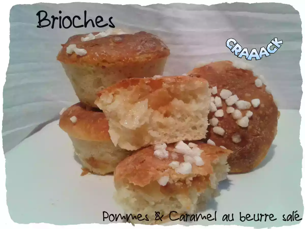 Brioches Pommes-Caramel Beurre Salé