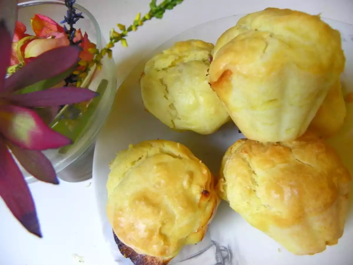 Briochettes au coeur fonfant Jambon & Parmesan