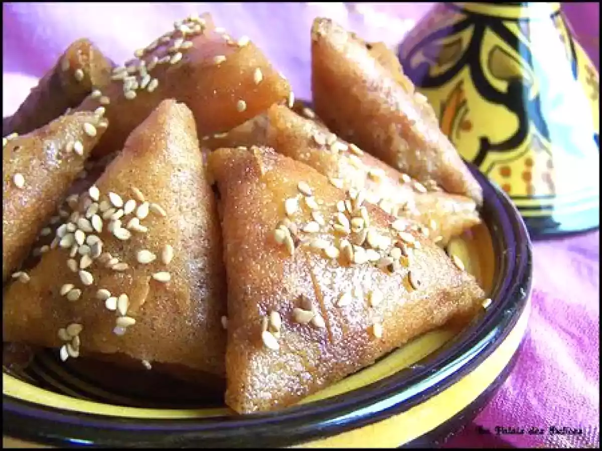 Briouates aux amandes en étapes ( pâtisserie orientale )