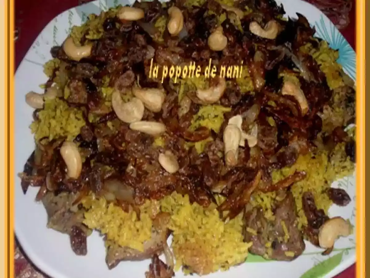 Briyani façon saoudienne