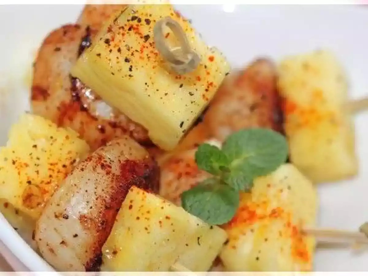 Brochette d'Ananas et St jacques...... Sur vos tables de fêtes - photo 3