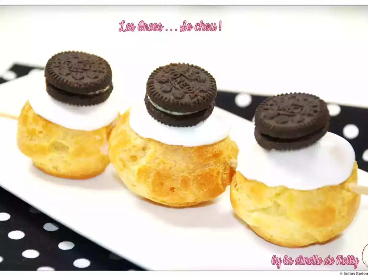 Brochette de choux Oreo