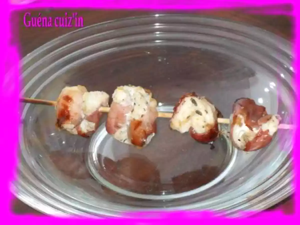 Brochette de dinde à l'italienne